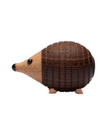 Lot de 6 Hérisson debout, figurine en bois par Chresten Sommer, Spring Copenhagen