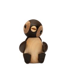 Pack of 6 Snow Baby penguin, Wood Figurine by Chresten Sommer, Spring Copenhagen