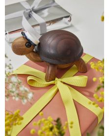 Lot de 6 Tortue Slowy, figurine en bois par Chresten Sommer, Spring Copenhagen