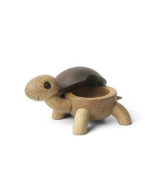 Pack of 6 Speedy Baby tortoise, Wood Figurine by Chresten Sommer, Spring Copenhagen