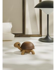 Pack of 6 Speedy Baby tortoise, Wood Figurine by Chresten Sommer, Spring Copenhagen