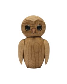 Pack of 6 Wise Owl, Wood Figurine by Chresten Sommer, Spring Copenhagen