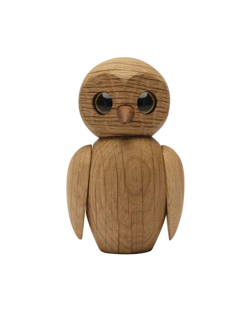 Pack of 6 Wise Owl, Wood Figurine by Chresten Sommer, Spring Copenhagen Pack of 6 Wise Owl, Wood Figurine by Chresten Sommer, Spring Copenhagen