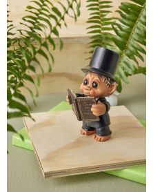 Lot de 4 H.C. Andersen, Good Luck Troll, 9 cm, par Thomas Dam, Spring Copenhagen