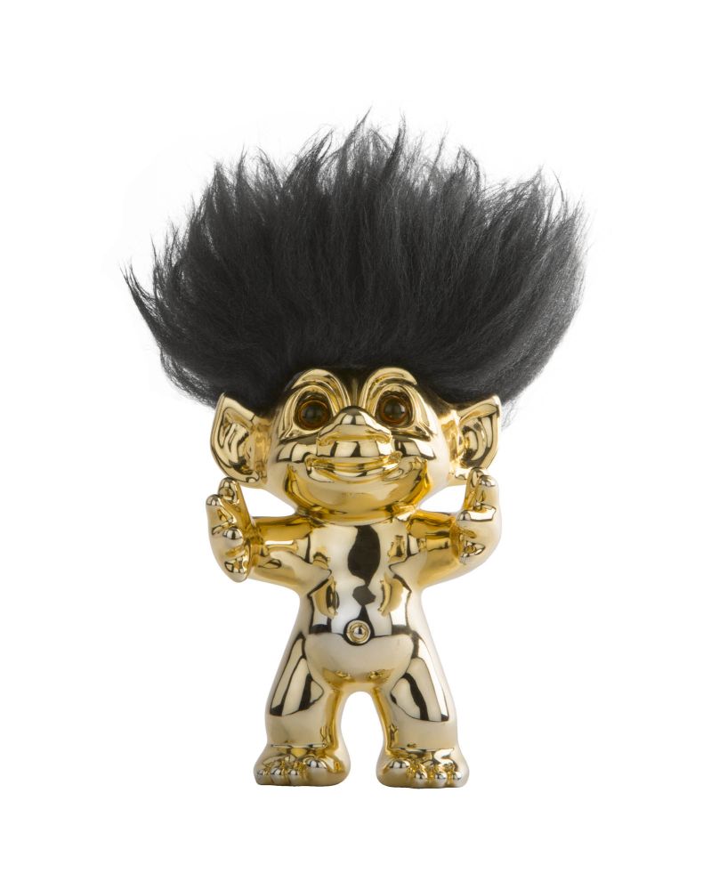 Lot de 4 Good Luck Troll, brass, 9 cm, par Thomas Dam, Spring Copenhagen Lot de 4 Good Luck Troll, brass, 9 cm, par Thomas Dam, Spring Copenhagen
