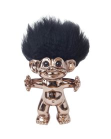Pack of 4 Good Luck Troll, bronze, 9 cm, by Thomas Dam, Spring Copenhagen