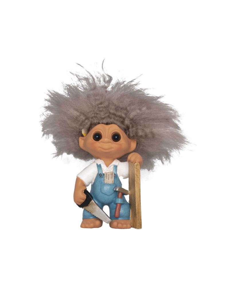 Pack of 4 The Carpenter, Good Luck Troll, 9 cm, by Thomas Dam, Spring Copenhagen Pack of 4 The Carpenter, Good Luck Troll, 9 cm, by Thomas Dam, Spring Copenhagen