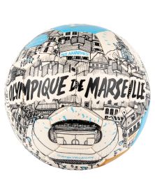 Ballon de foot Rebond OMx Docteur Paper