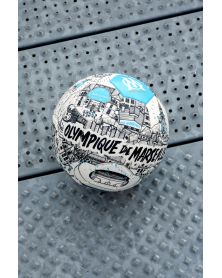 Ballon de foot Rebond OMx Docteur Paper