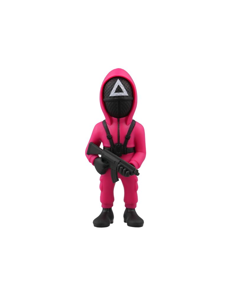 Squid Game - Masked Soldier Triangle Guard- Minix Figurine 157 Squid Game - Masked Soldier Triangle Guard- Minix Figurine 157