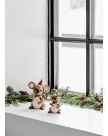 Le chapeau de Noël, figurine en bois FSC Spring Copenhagen