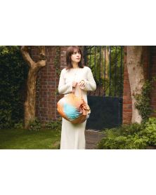 Sac de shopping japonais recyclé Shupatto taille M - Autumn Glow