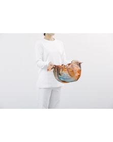 Sac de shopping japonais recyclé Shupatto taille M - Autumn Glow