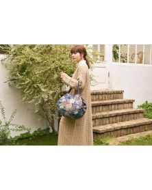 Sac de shopping japonais recyclé Shupatto taille M - Ivy Leaves