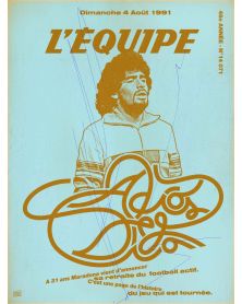 Affiche - L'Equipe - Maradona 3 - (digigraphie 30 x 40)