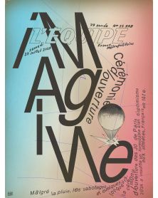 Affiche - L'Equipe - JO - FLAG - (digigraphie 30 x 40)