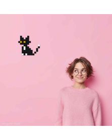 Chat Noir Classique - Pixel Art Kit