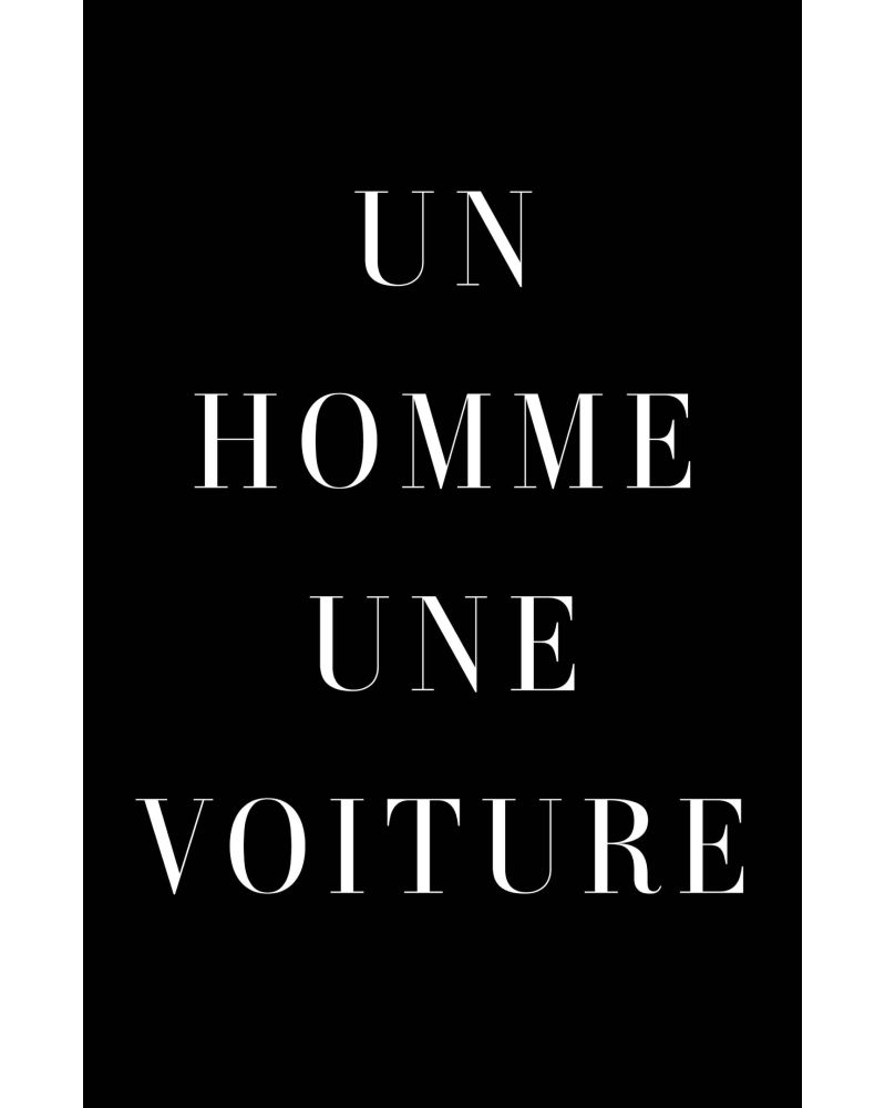 Un homme, une voiture Un homme, une voiture