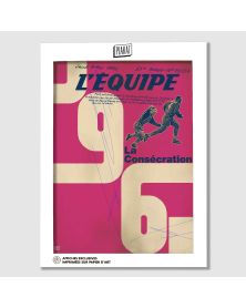 Affiche - L'Equipe - PSG 96 - 2 - (digigraphie 50 x 70)