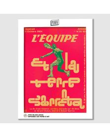 Affiche - L'Equipe - Nadal 3 - (digigraphie 50 x 70)