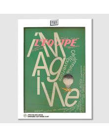 Affiche - L'Equipe - JO - VERT - (digigraphie 30 x 40)