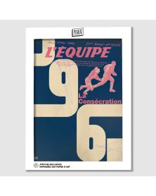 Poster - L'Equipe - PSG 96 - 1 - (digigraphic printing 30 x 40)
