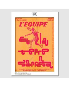 Affiche - L'Equipe - Nadal 2 - (digigraphie 30 x 40)