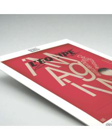 Affiche - L'Equipe - JO - ROUGE - (digigraphie 30 x 40)