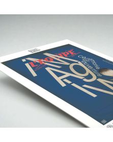 Affiche - L'Equipe - JO - BLEU - (digigraphie 30 x 40)