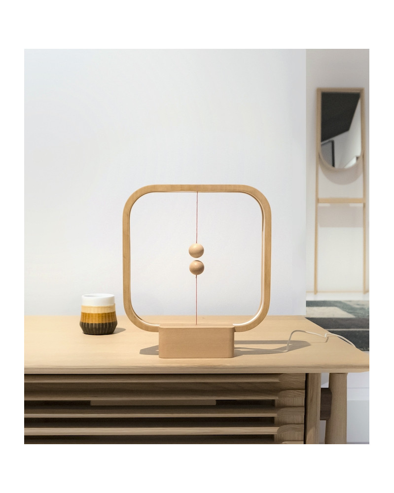 Lampe Heng Balance Carrée en bois Lampe Heng Balance Carrée en bois