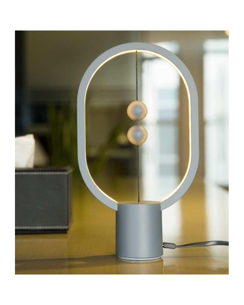 Lampe Heng Balance Ellipse Mini Gris clair