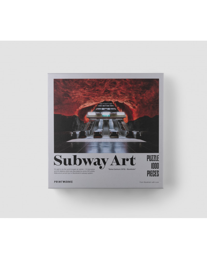 Puzzle Subway Art Fire Puzzle Subway Art Fire