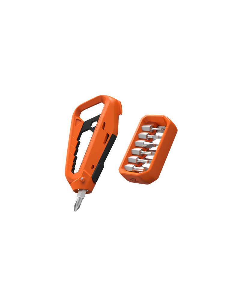 Multitool + 12 hex bits M100X Orange by Tactica Gear Multitool + 12 hex bits M100X Orange by Tactica Gear