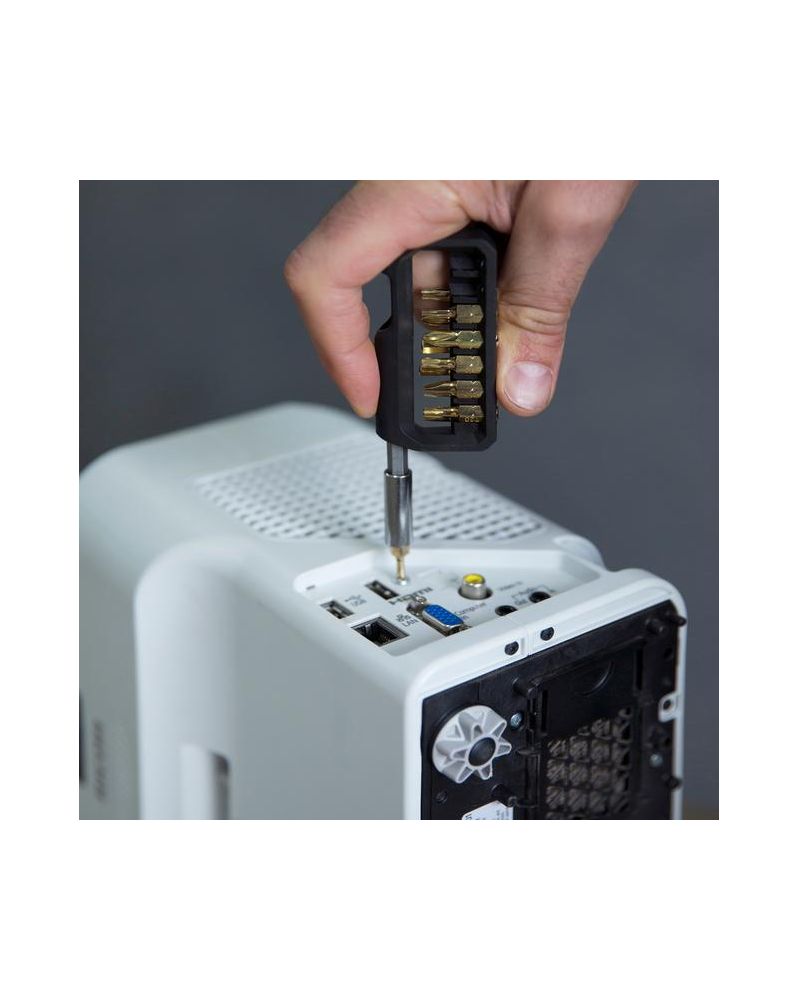 Screwdriver + 12 hex bits M250 Black by Tactica Gear Screwdriver + 12 hex bits M250 Black by Tactica Gear