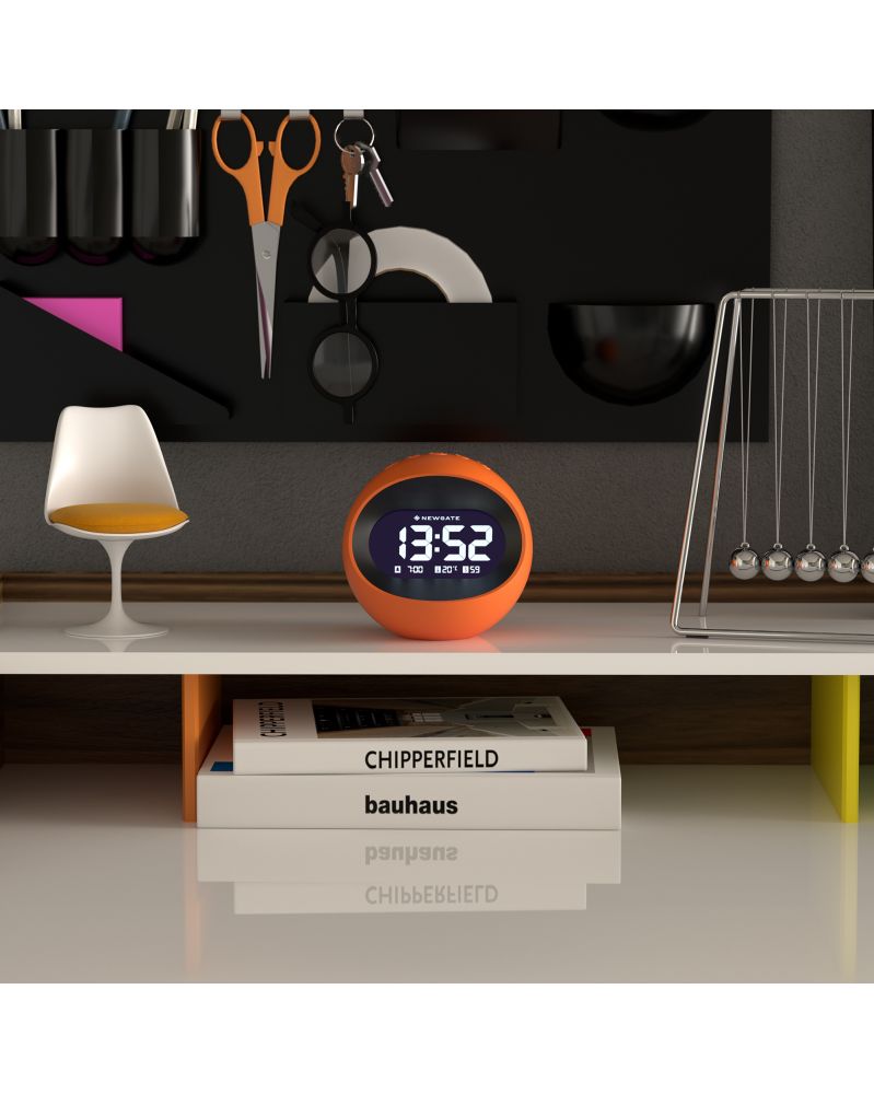 Centre Of The Earth Alarm Clock - Orange Centre Of The Earth Alarm Clock - Orange