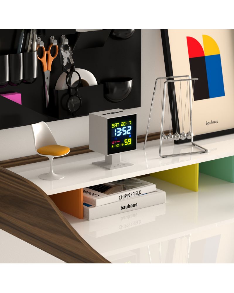 Monolith Alarm Clock - White Monolith Alarm Clock - White