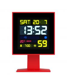 Monolith Alarm Clock - Red