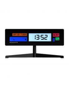 Supergenius Lcd Alarm Clock - Black