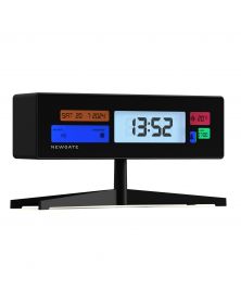 Supergenius Lcd Alarm Clock - Black