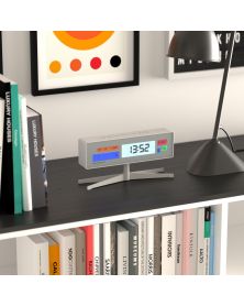 Supergenius Lcd Alarm Clock - White