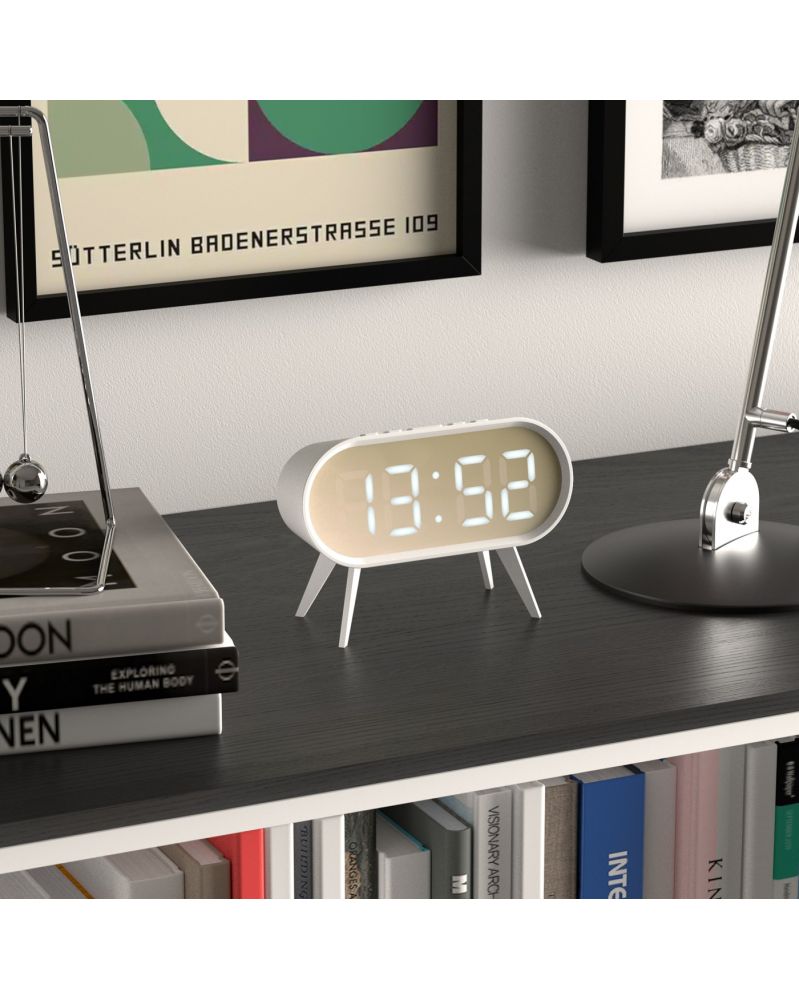 Cyborg Alarm Clock - White Cyborg Alarm Clock - White
