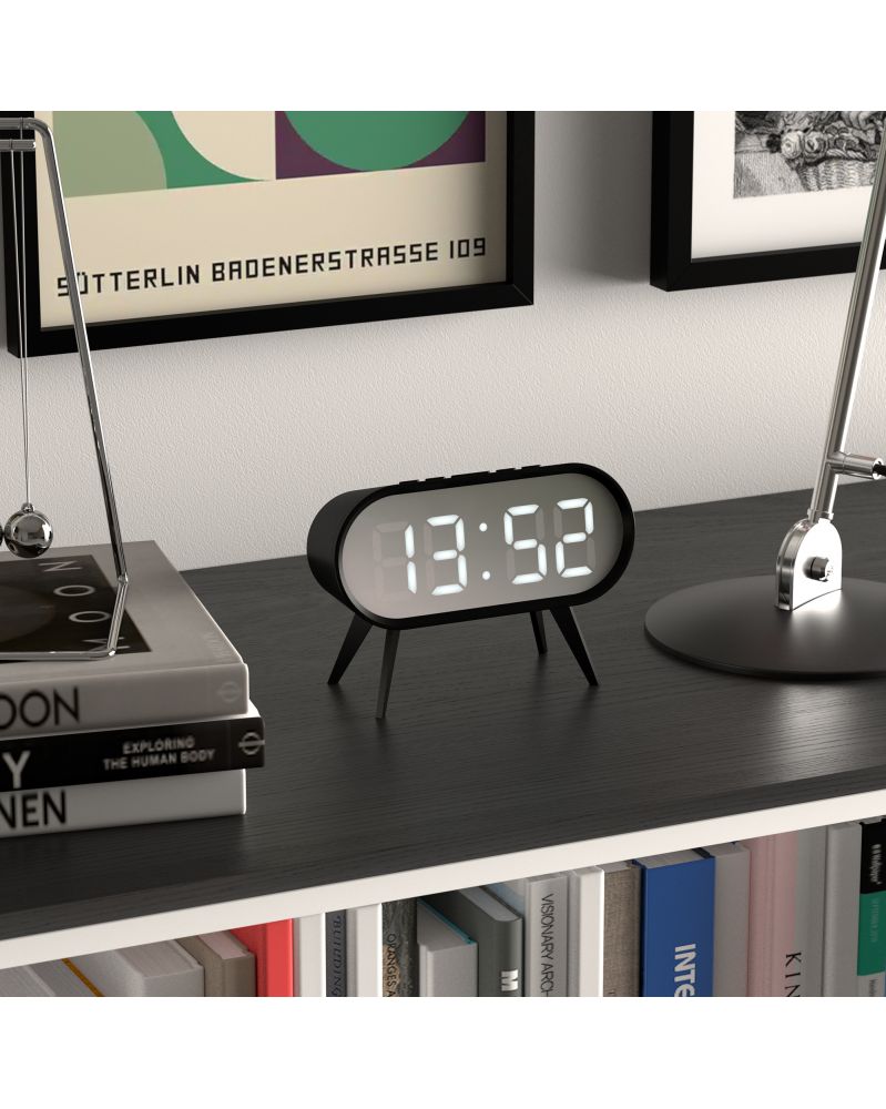 Cyborg Alarm Clock - Black