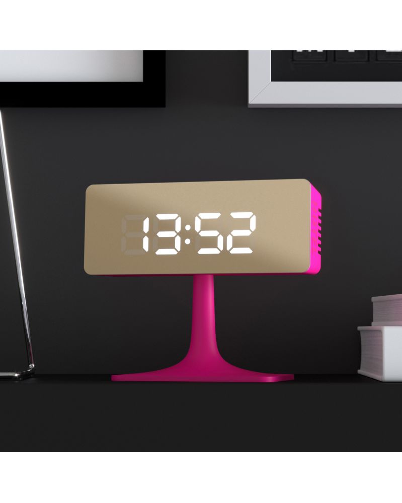 Cinemascape Alarm Clock - Pink Cinemascape Alarm Clock - Pink