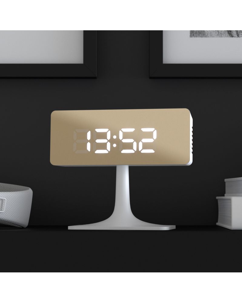Cinemascape Alarm Clock - White