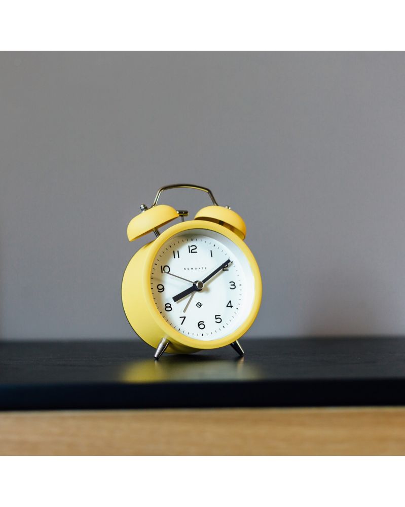 Charlie Bell Echo Alarm Clock - Yellow Charlie Bell Echo Alarm Clock - Yellow