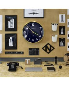 Mr Edwards Wall Clock - Brass