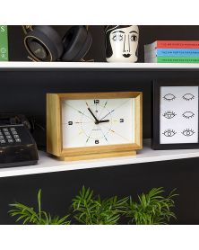 Hollywood Hills Desk Clock - Oak