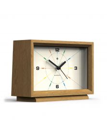 Hollywood Hills Desk Clock - Oak