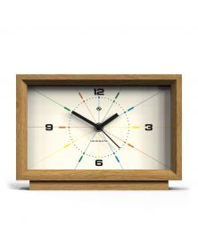 Hollywood Hills Desk Clock - Oak