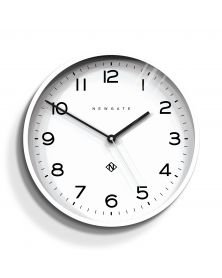 Number 3 Echo Wall Clock - White